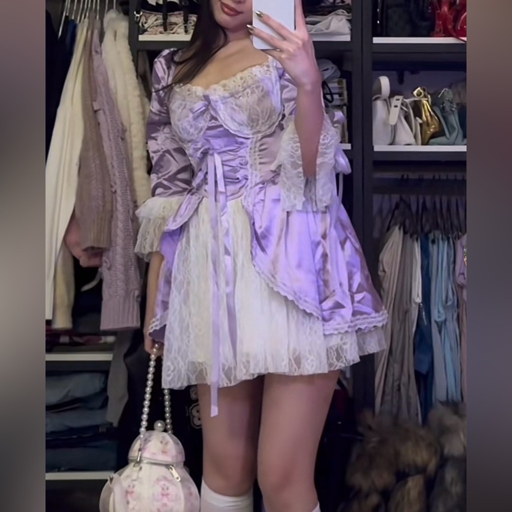 🎉HP🎉NWT Medium Dolls Kill Trickz N’ Treatz Exclusive Cake Queen Costume Set - Picture 3 of 9